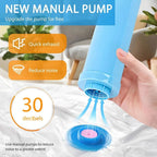 Vacuum Storage Bags or Pump Vacuum Seal Bag Space Saving Bags for Comforters Clothes Pillow Bedding Blanket Storage Organizer