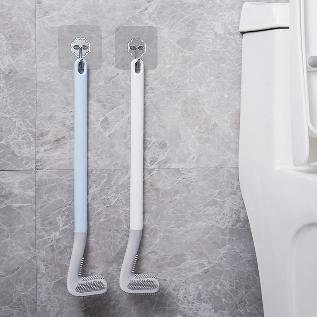 Golf Brush Head Toilet Brush No Dead Corners Household Toilet Long Handle Squatting Toilet Cleaning Brush Bathroom Tool