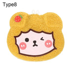 Cartoon Plush Hot Water Bottles Mini Portable Winter Warm-Fitting Gadgets Reusable Rubber Hot Water Bag Hand Warmer Winter Gift