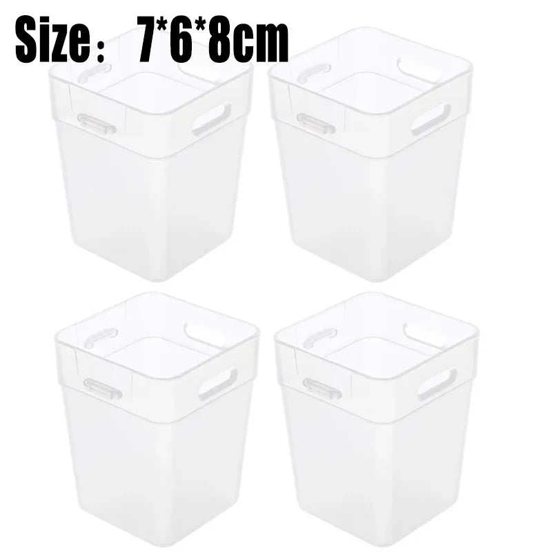 1-4Pcs Refrigerator Storage Boxes Kitchen Fruit Vegetable Fresh-Keeping Box Fridge Side Door Container Organizer Accessories