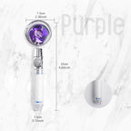 Turbo 360 Degrees Rotated Fan Shower Head High Pressure Water Saving Spray Adjustable Showerhead Filters Bathroom Accessories