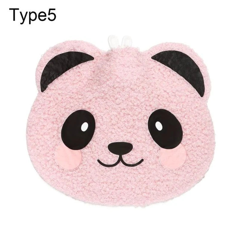 Cartoon Plush Hot Water Bottles Mini Portable Winter Warm-Fitting Gadgets Reusable Rubber Hot Water Bag Hand Warmer Winter Gift