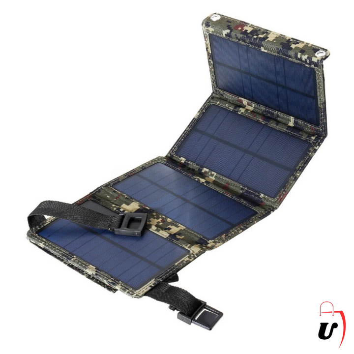 Faltbares Solarpanel - mit USB für unterwegs