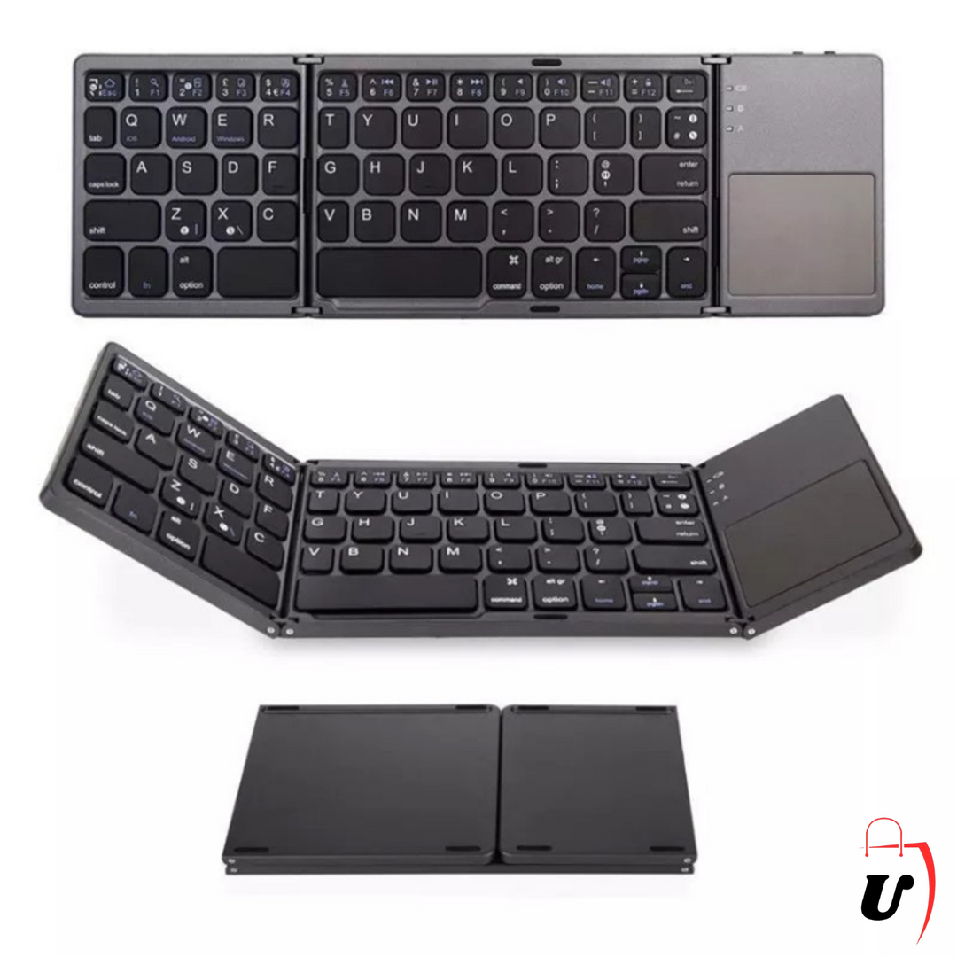 Faltbare Mini-Tastatur - für Handy, Tablet und PC