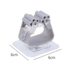 1-10PCS Adhesive Multi-Purpose Hooks Wall Mounted Mop Organizer Holder Rackbrush Broom Hanger Hook Kitchen Bathroom Strong Hooks