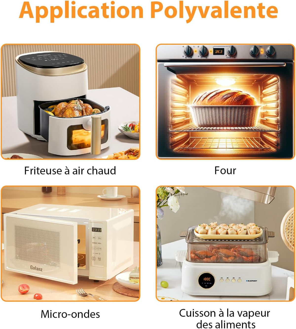Moule Silicone Air Fryer 2 Pièces 5-8L Pour COSORI Ninja