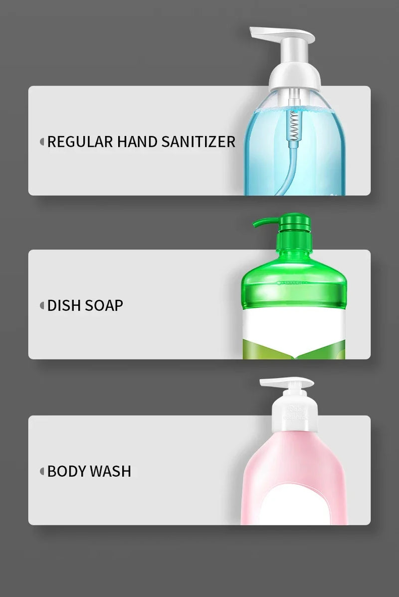 Smart Automatic Foam Soap Dispenser USB Charging Hand Washing Machine ABS Material Two Colors for Bathroom