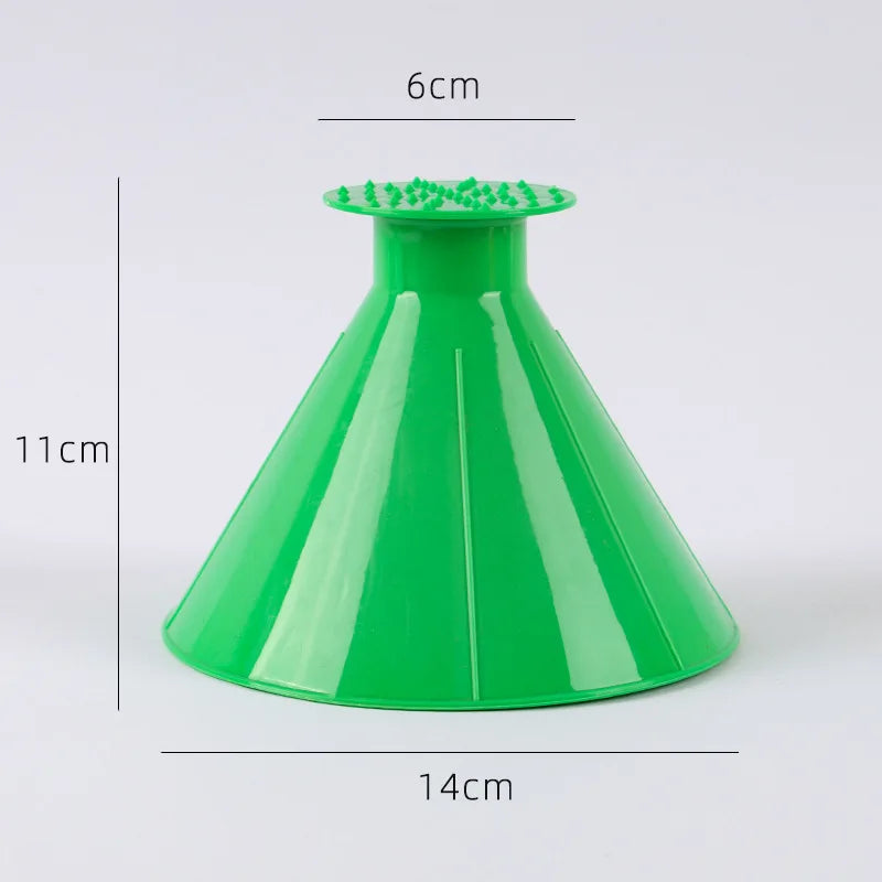 Car Windshield Magic Ice Scraper, Oil Funnel & Snow Shovel Tool Kit, Essential Winter Car Accessories