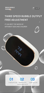 Smart Automatic Foam Soap Dispenser USB Charging Hand Washing Machine ABS Material Two Colors for Bathroom