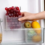 1-4Pcs Refrigerator Storage Boxes Kitchen Fruit Vegetable Fresh-Keeping Box Fridge Side Door Container Organizer Accessories