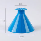 Car Windshield Magic Ice Scraper, Oil Funnel & Snow Shovel Tool Kit, Essential Winter Car Accessories