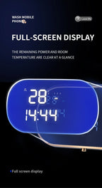 Smart Automatic Foam Soap Dispenser USB Charging Hand Washing Machine ABS Material Two Colors for Bathroom