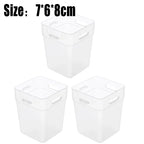 1-4Pcs Refrigerator Storage Boxes Kitchen Fruit Vegetable Fresh-Keeping Box Fridge Side Door Container Organizer Accessories