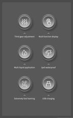 Smart Automatic Foam Soap Dispenser USB Charging Hand Washing Machine ABS Material Two Colors for Bathroom