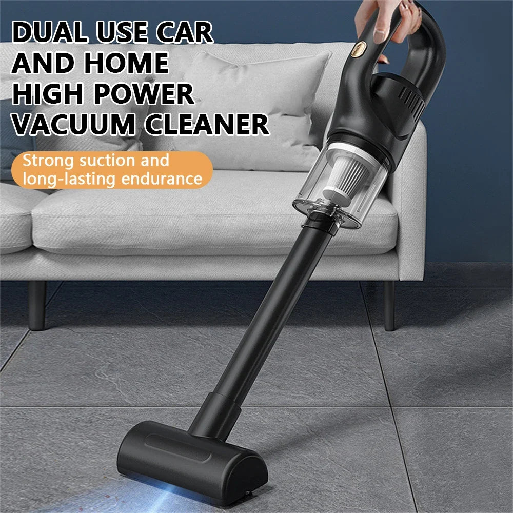 Wireless Handheld Vacuum Cleaner Cordless Chargeable 50000Pa Auto Vacuum for Home Car Pet Mini