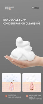 Smart Automatic Foam Soap Dispenser USB Charging Hand Washing Machine ABS Material Two Colors for Bathroom