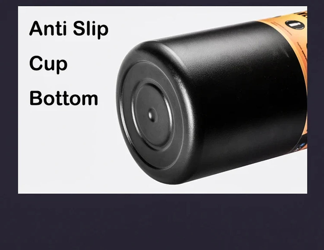 Outdoor Portable Thermos with Straw 304 Stainless Steel Thermal Mug Tumbler Cup Sports Vacuum Flasks Cold and Hot Water Bottle