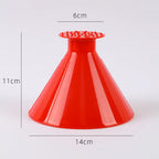 Car Windshield Magic Ice Scraper, Oil Funnel & Snow Shovel Tool Kit, Essential Winter Car Accessories