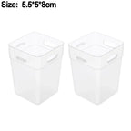 1-4Pcs Refrigerator Storage Boxes Kitchen Fruit Vegetable Fresh-Keeping Box Fridge Side Door Container Organizer Accessories