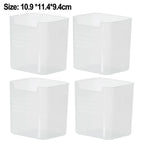 1-4Pcs Refrigerator Storage Boxes Kitchen Fruit Vegetable Fresh-Keeping Box Fridge Side Door Container Organizer Accessories