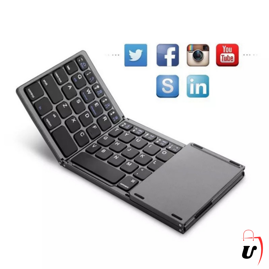 Faltbare Mini-Tastatur - für Handy, Tablet und PC