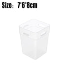 1-4Pcs Refrigerator Storage Boxes Kitchen Fruit Vegetable Fresh-Keeping Box Fridge Side Door Container Organizer Accessories