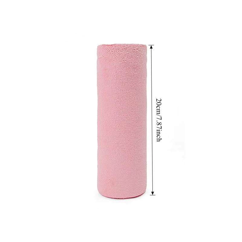 Reusable Cleaning Wipe Household Kitchen Cloth Microfiber Towel Rolls Dish Rags Wash Paper Towel Replacement 1 Roll of 20 Sheets