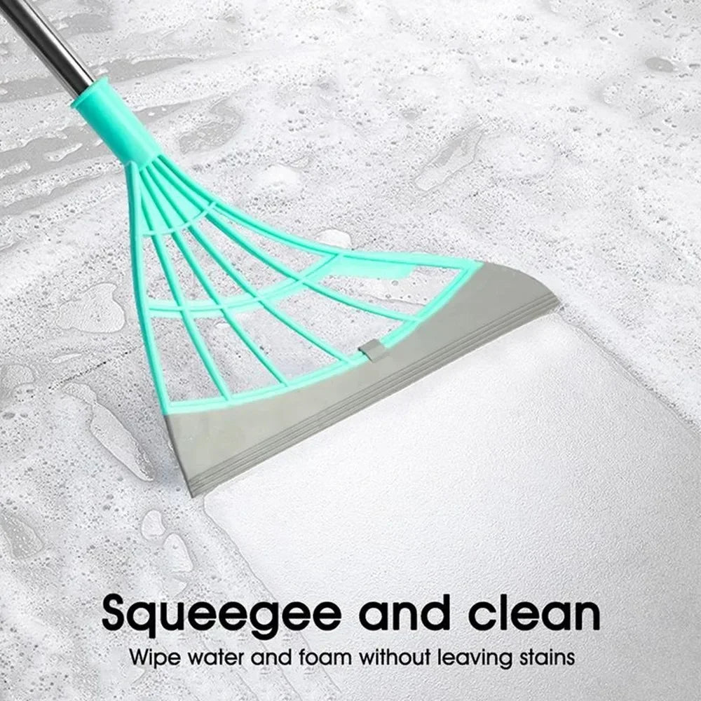 Silicone Scraper Broom Magic Wiper High Place Glass Wiper Floor Mop Household Splicing Cleaning Broom Bathroom Sweeping Water
