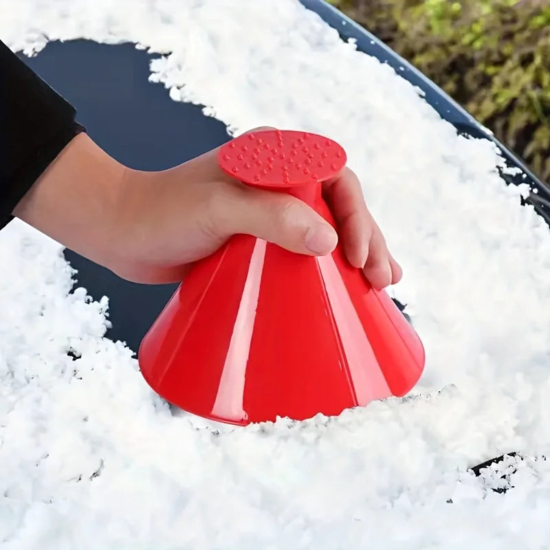 Car Windshield Magic Ice Scraper, Oil Funnel & Snow Shovel Tool Kit, Essential Winter Car Accessories