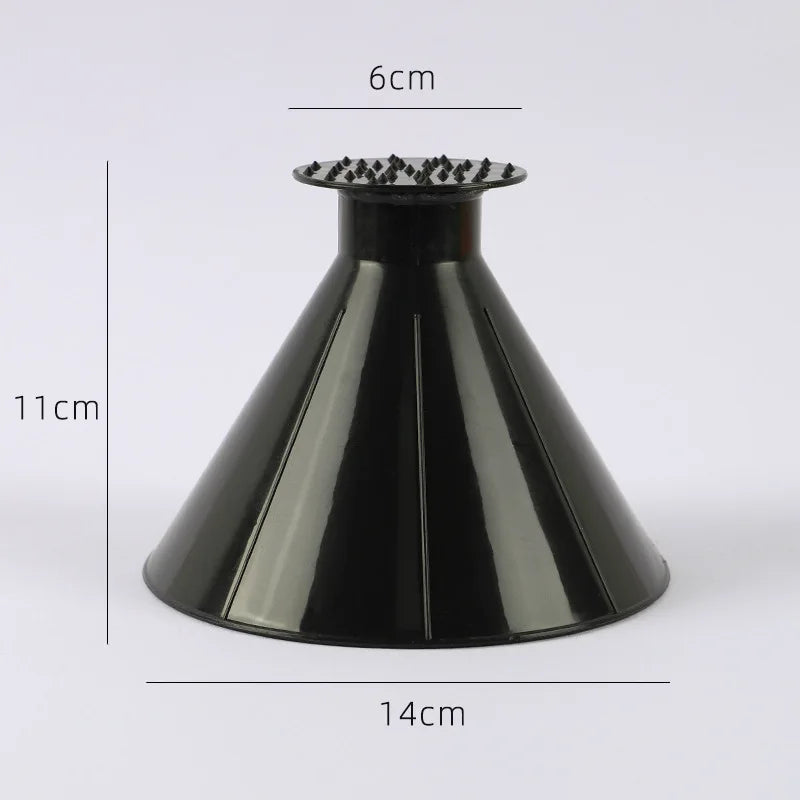 Car Windshield Magic Ice Scraper, Oil Funnel & Snow Shovel Tool Kit, Essential Winter Car Accessories