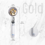 Turbo 360 Degrees Rotated Fan Shower Head High Pressure Water Saving Spray Adjustable Showerhead Filters Bathroom Accessories