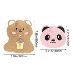 Cartoon Plush Hot Water Bottles Mini Portable Winter Warm-Fitting Gadgets Reusable Rubber Hot Water Bag Hand Warmer Winter Gift