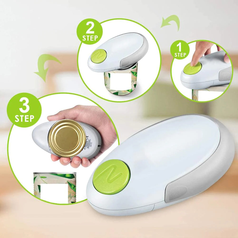 Electric Can Openertouch Automatic Jar Opener Bottle Opener Electric Battery Operated Hands Free Kitchen Gadgets