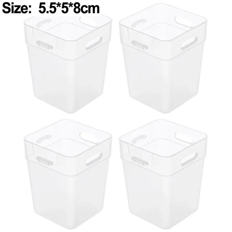 1-4Pcs Refrigerator Storage Boxes Kitchen Fruit Vegetable Fresh-Keeping Box Fridge Side Door Container Organizer Accessories