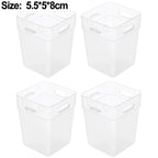 1-4Pcs Refrigerator Storage Boxes Kitchen Fruit Vegetable Fresh-Keeping Box Fridge Side Door Container Organizer Accessories