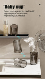 Toothbrush Holder Toothpaste Holder Electric Toothbrush Holder Space Aluminum Punch-Free Toilet Bathroom Shelf Rack