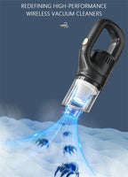 Wireless Handheld Vacuum Cleaner Cordless Chargeable 50000Pa Auto Vacuum for Home Car Pet Mini