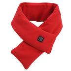 Electric Heated Scarf USB Charging Neck Heating Pad Cold-Proof Thermal Neck Wrap Warmer Washable for Outdoor Camping Hiking