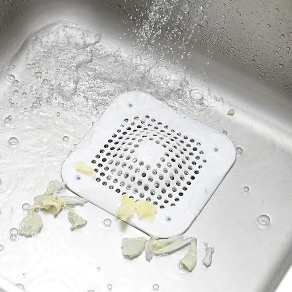 Hair Filter Sink Anti-Blocking Strainer Bathtub Shower Floor Drain Stopper Silicone Kitchen Deodorant Plug Bathroom Accessories